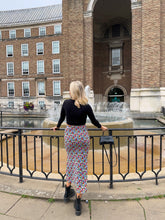 Load image into Gallery viewer, Azura bloom floral midi skirt