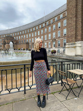 Load image into Gallery viewer, Azura bloom floral midi skirt