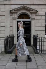 Load image into Gallery viewer, Zebra print midi dress